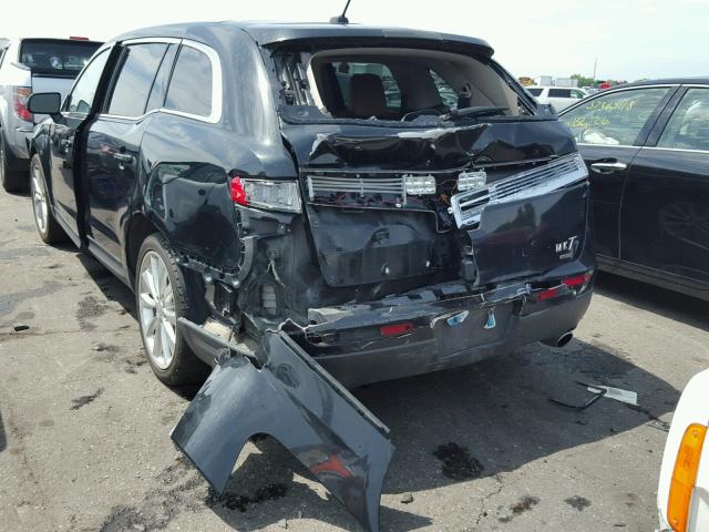 2LMHJ5AT7ABJ18441 - 2010 LINCOLN MKT BLACK photo 3