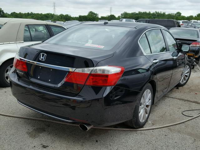 1HGCR2F80EA307232 - 2014 HONDA ACCORD EXL BLACK photo 4