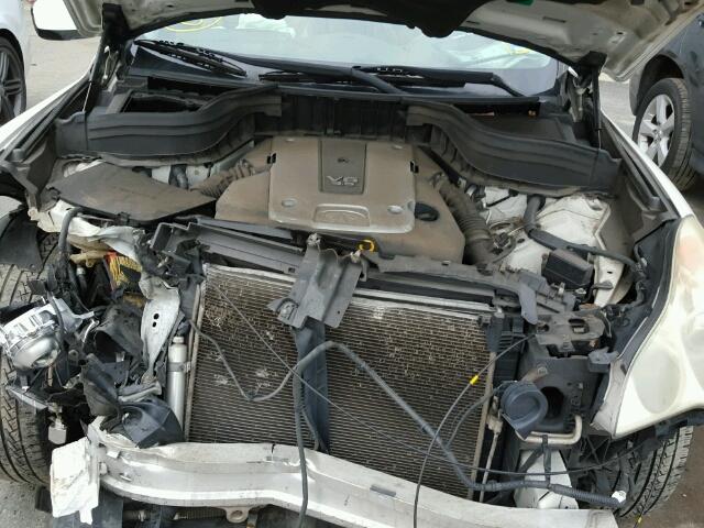 JNKAJ09F08M360008 - 2008 INFINITI EX35 WHITE photo 7