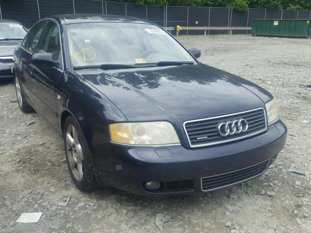 WAULT64B93N056705 - 2003 AUDI A6 3.0 QUA BLUE photo 1