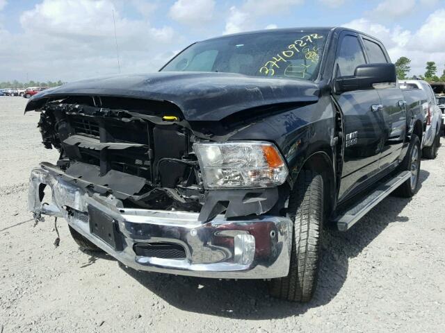 1C6RR6LT6GS159195 - 2016 RAM 1500 SLT BLACK photo 2