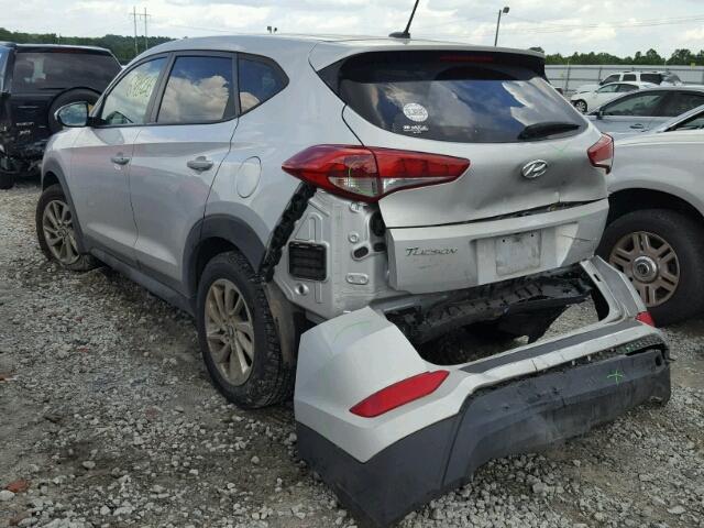 KM8J23A43GU041528 - 2016 HYUNDAI TUCSON SE SILVER photo 3