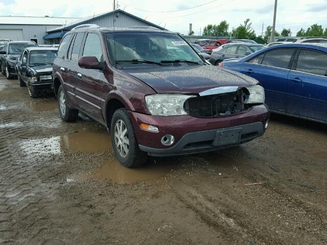 5GADT13S162275967 - 2006 BUICK RAINIER CX BURGUNDY photo 1