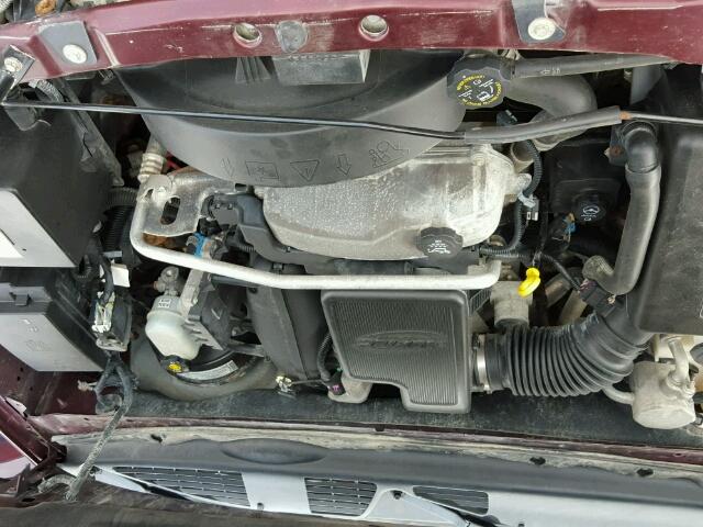 5GADT13S162275967 - 2006 BUICK RAINIER CX BURGUNDY photo 7