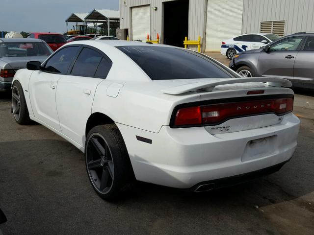 2C3CDXDT9EH351432 - 2014 DODGE CHARGER R/ WHITE photo 3
