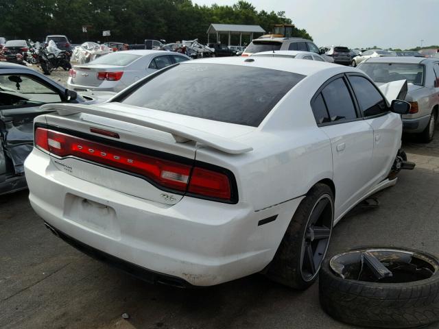 2C3CDXDT9EH351432 - 2014 DODGE CHARGER R/ WHITE photo 4