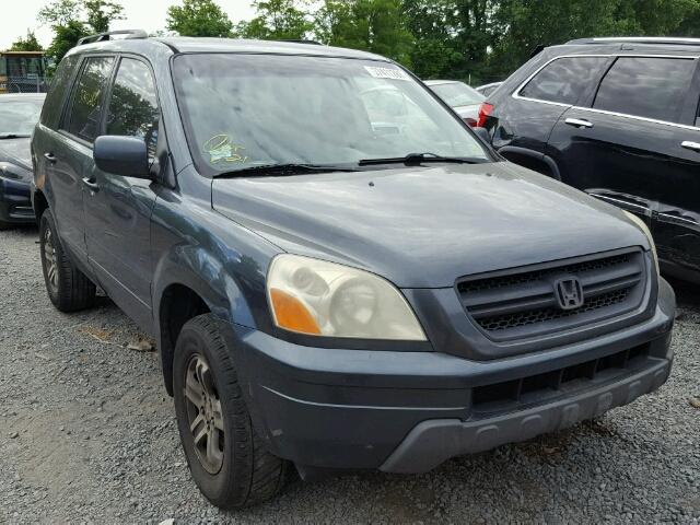 2HKYF18483H531825 - 2003 HONDA PILOT EX GRAY photo 1