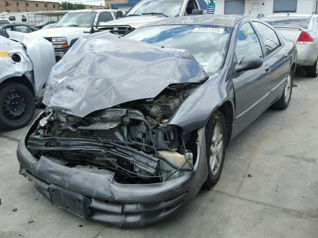 2B3HD46R34H596972 - 2004 DODGE INTREPID S GRAY photo 2