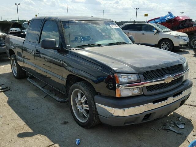 2GCEC19T051179586 - 2005 CHEVROLET SILVERADO BLACK photo 1