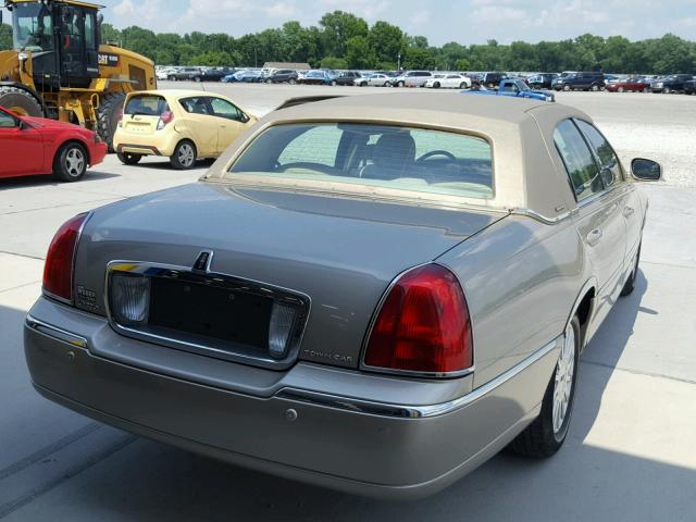 1LNHM81W25Y613458 - 2005 LINCOLN TOWN CAR S BEIGE photo 4