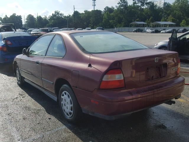 1HGCD7225RA014848 - 1994 HONDA ACCORD DX MAROON photo 3