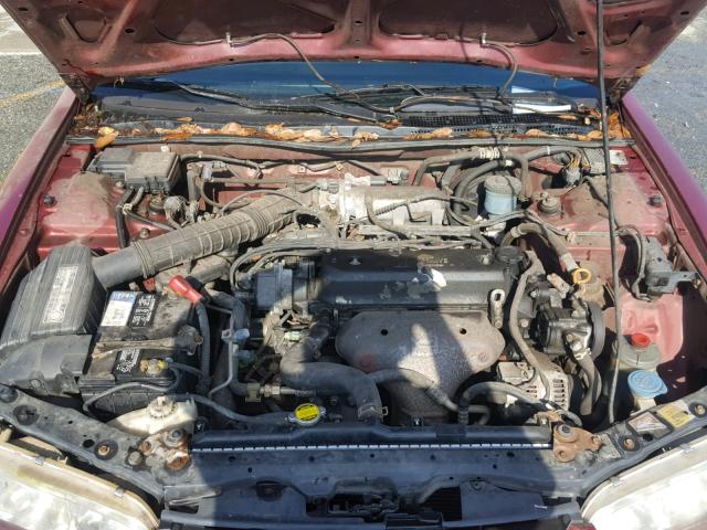 1HGCD7225RA014848 - 1994 HONDA ACCORD DX MAROON photo 7