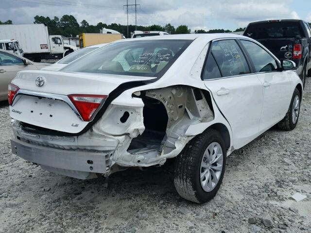 4T4BF1FK5FR481095 - 2015 TOYOTA CAMRY LE თეთრი ფოტო 4