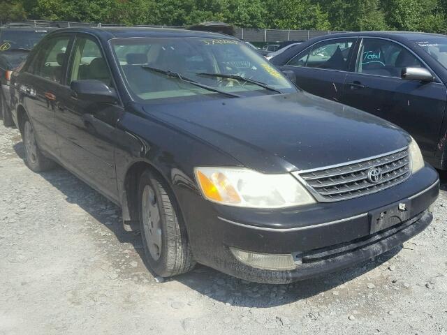 4T1BF28B63U290407 - 2003 TOYOTA AVALON XL BLACK photo 1