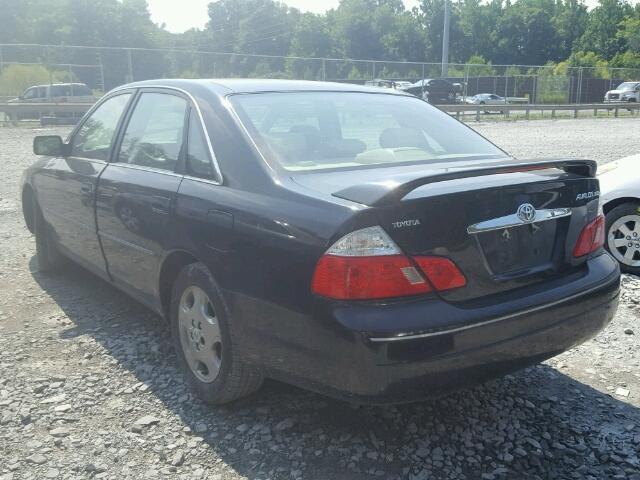 4T1BF28B63U290407 - 2003 TOYOTA AVALON XL Қара фото 3