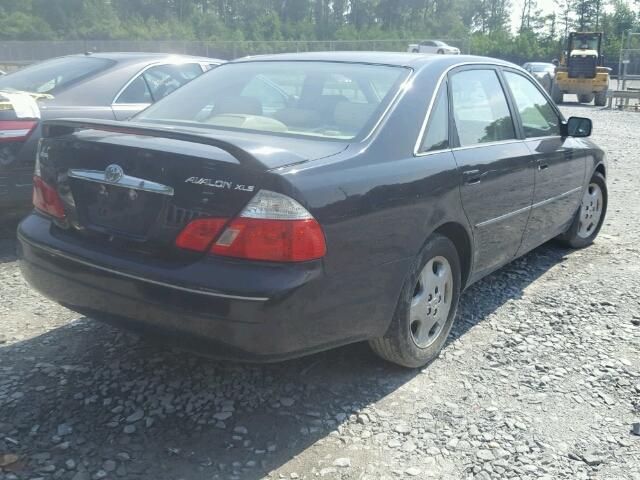 4T1BF28B63U290407 - 2003 TOYOTA AVALON XL Қара фото 4