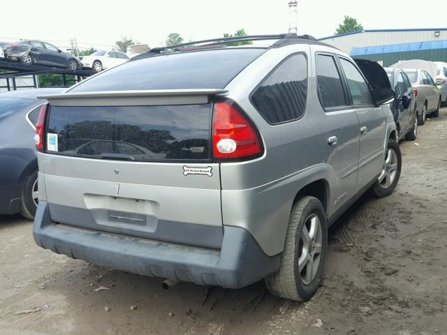 3G7DB03E85S540908 - 2005 PONTIAC AZTEK SILVER photo 4