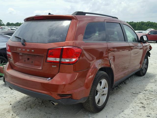 3C4PDCBG8CT297296 - 2012 DODGE JOURNEY SX ORANGE photo 4