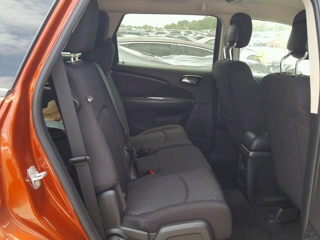 3C4PDCBG8CT297296 - 2012 DODGE JOURNEY SX ORANGE photo 6