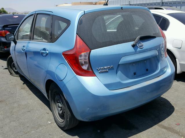 3N1CE2CP2FL417332 - 2015 NISSAN VERSA NOTE BLUE photo 3