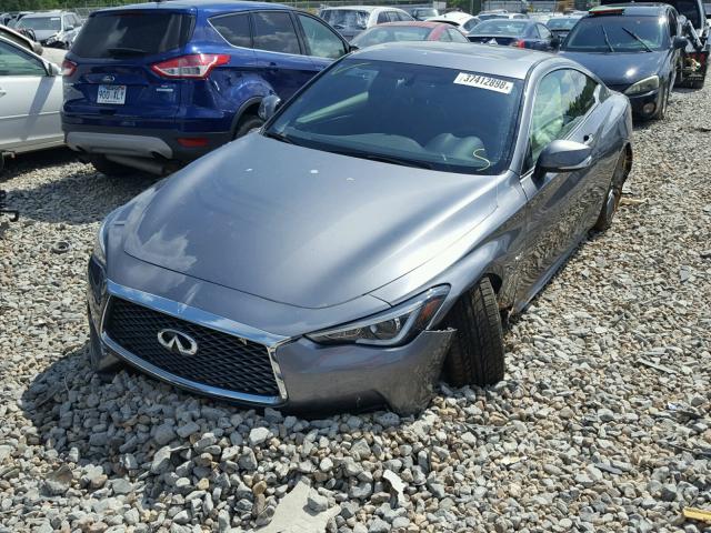 JN1FV7EKXHM611224 - 2017 INFINITI Q60 RED SP GRAY photo 2