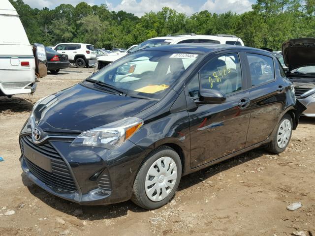 VNKKTUD35HA079450 - 2017 TOYOTA YARIS L BLACK photo 2