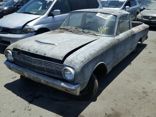 3R27U103999 - 1962 FORD RANCHERO GRAY photo 2