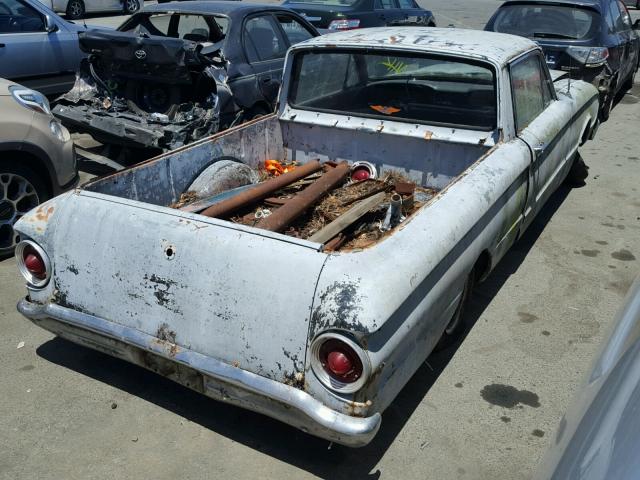 3R27U103999 - 1962 FORD RANCHERO GRAY photo 4