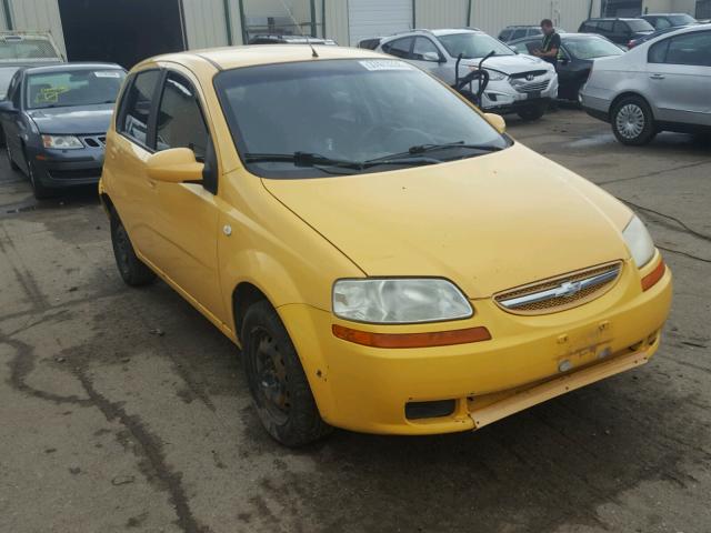 KL1TD66616B537299 - 2006 CHEVROLET AVEO BASE Сары фото 1