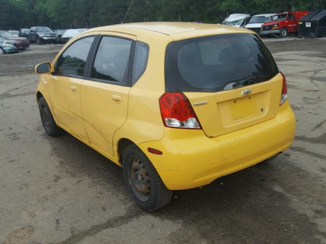 KL1TD66616B537299 - 2006 CHEVROLET AVEO BASE Сары фото 3