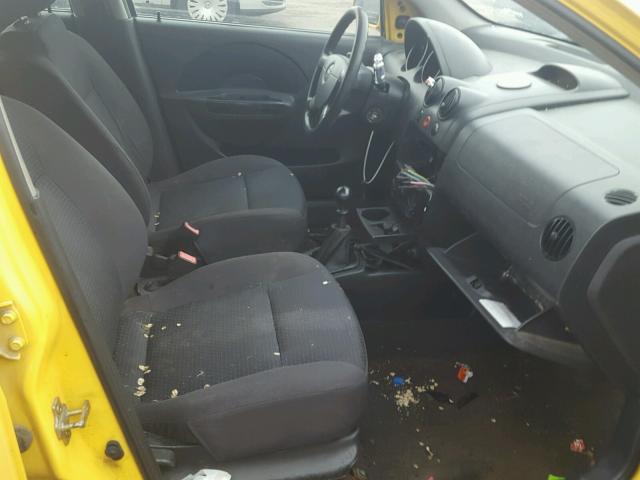 KL1TD66616B537299 - 2006 CHEVROLET AVEO BASE Сары фото 5