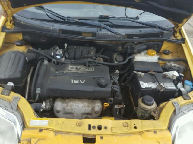 KL1TD66616B537299 - 2006 CHEVROLET AVEO BASE Сары фото 7