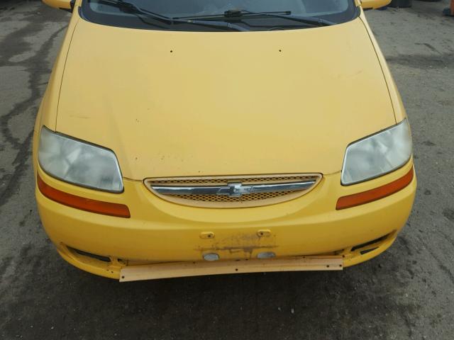 KL1TD66616B537299 - 2006 CHEVROLET AVEO BASE Сары фото 9