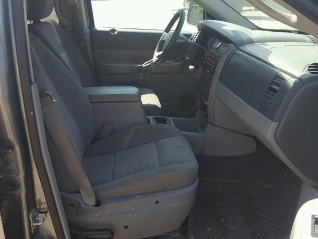 1D8HB48297F547111 - 2007 DODGE DURANGO SL GRAY photo 5