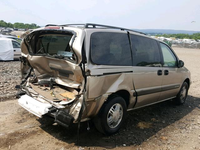 1GNDX03E1VD292415 - 1997 CHEVROLET VENTURE BEIGE photo 4