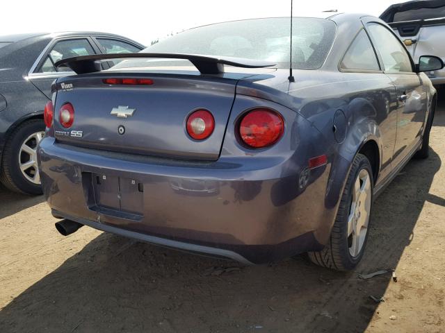 1G1AM18B667648214 - 2006 CHEVROLET COBALT SS PURPLE photo 4