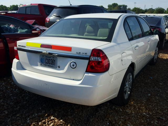 1G1ZS58N37F290815 - 2007 CHEVROLET MALIBU LS თეთრი ფოტო 4