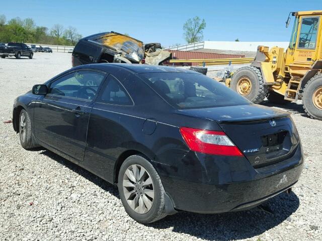 2HGFG1B98AH515401 - 2010 HONDA CIVIC EXL BLACK photo 3