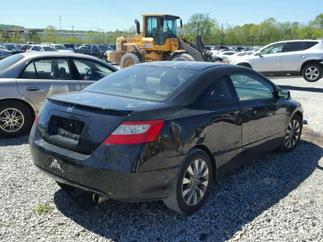 2HGFG1B98AH515401 - 2010 HONDA CIVIC EXL BLACK photo 4