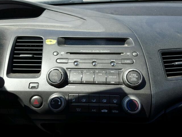 2HGFG1B98AH515401 - 2010 HONDA CIVIC EXL BLACK photo 9