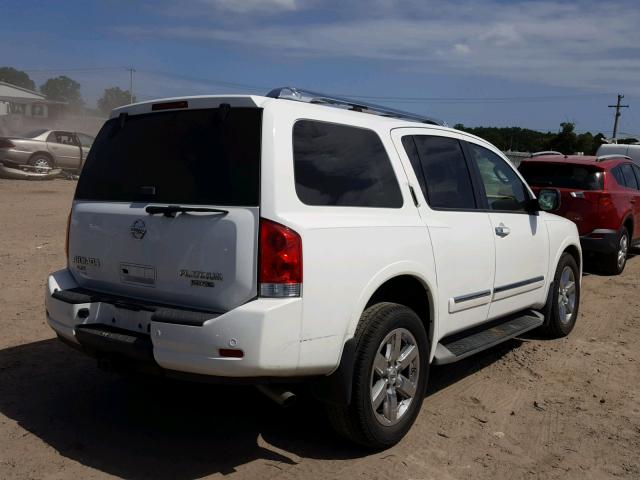 5N1BA0NF7CN618115 - 2012 NISSAN ARMADA SV WHITE photo 4