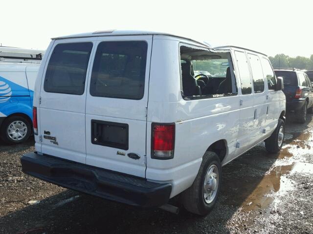 1FTNE1EW2DDB34288 - 2013 FORD ECONOLINE WHITE photo 4