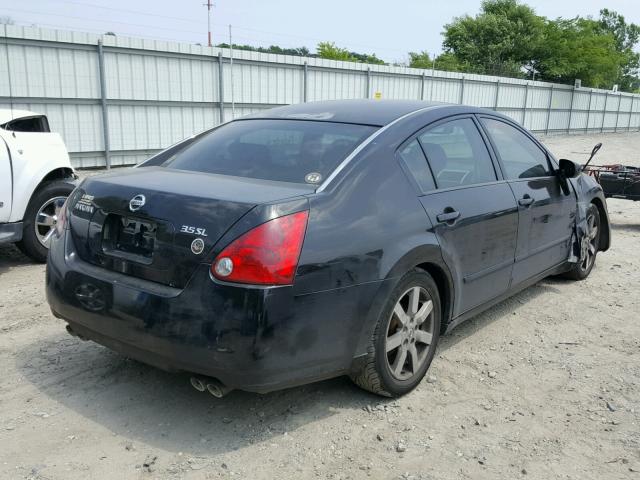 1N4BA41E96C849855 - 2006 NISSAN MAXIMA SE BLACK photo 4