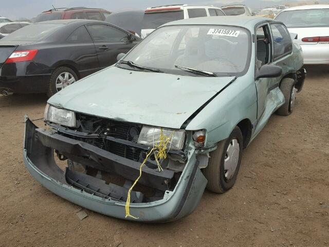 JT2EL43B1M0076343 - 1991 TOYOTA TERCEL GREEN photo 2