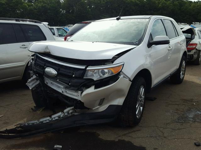 2FMDK3KC8CBA78058 - 2012 FORD EDGE LIMIT WHITE photo 2