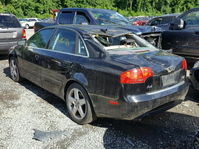 WAUDF68E05A513668 - 2005 AUDI A4 2.0T QU BLACK photo 3