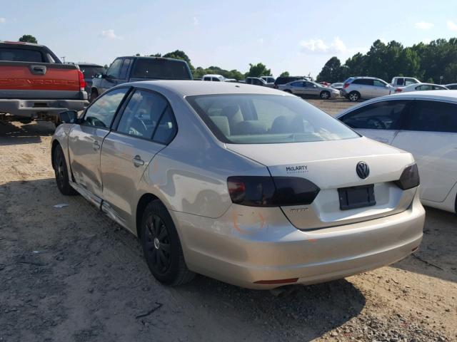 3VW2K7AJXEM255257 - 2014 VOLKSWAGEN JETTA BASE 粉色 照片 3