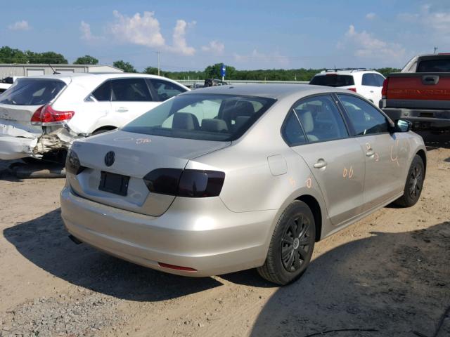 3VW2K7AJXEM255257 - 2014 VOLKSWAGEN JETTA BASE 粉色 照片 4