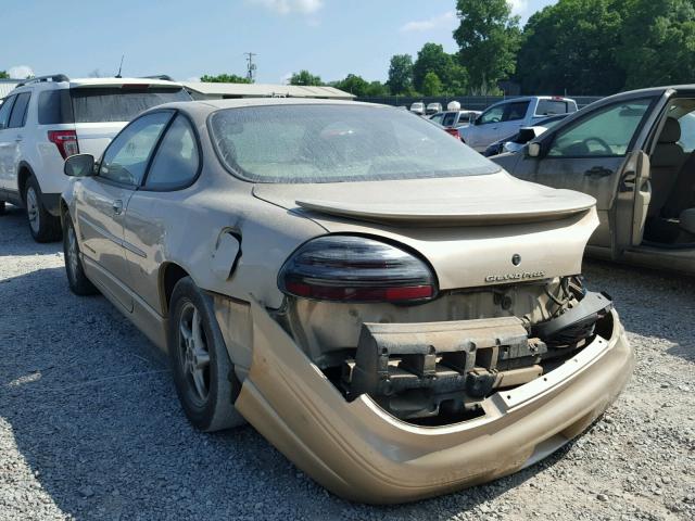 1G2WP12K0YF295236 - 2000 PONTIAC GRAND PRIX GOLD photo 3