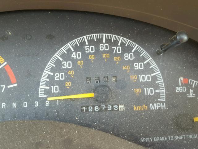 1G2WP12K0YF295236 - 2000 PONTIAC GRAND PRIX GOLD photo 8